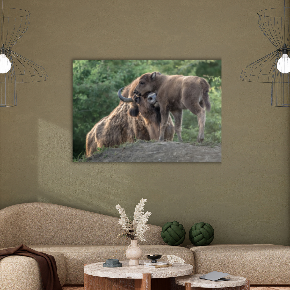 Wisent 4.0 (Leinwandprint 60x90cm)