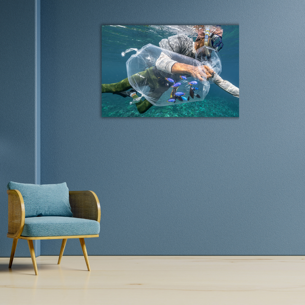 Fischfang (Leinwandprint 60x90cm)