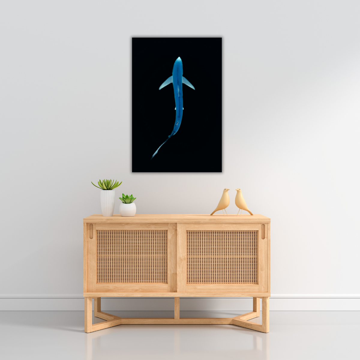 Blauhai 3.0 (Leinwandprint 60x90cm)