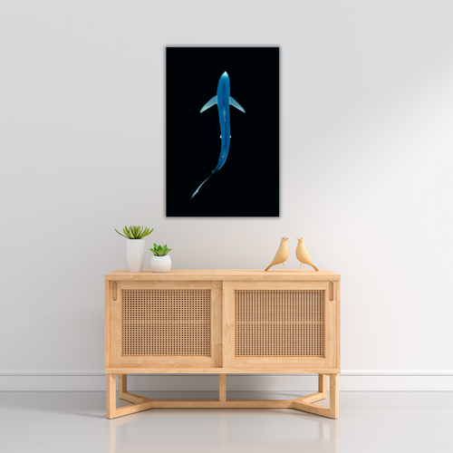 Blauhai 3.0 (Leinwandprint 60x90cm)