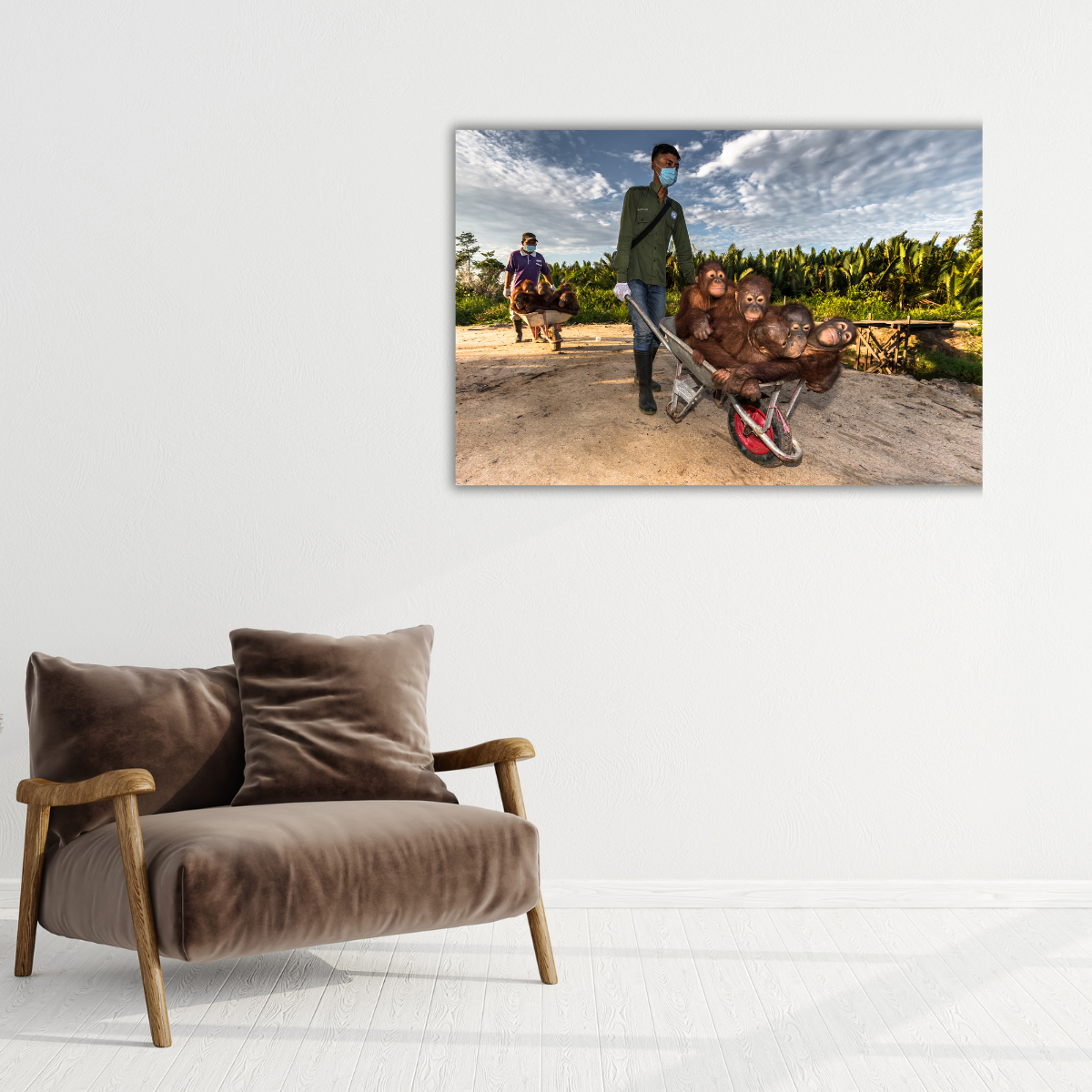 Orang-Utan Rescuecenter 2.0 (Leinwandprint 60x90cm)