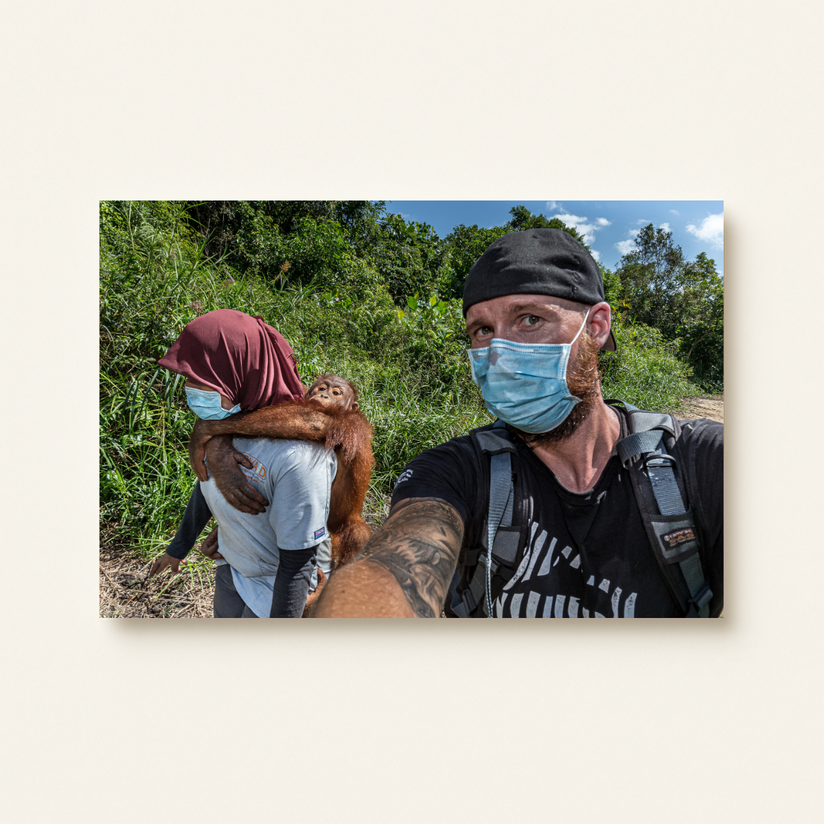 Orang-Utan Rescuecenter 4.0 (Leinwandprint 60x90cm)