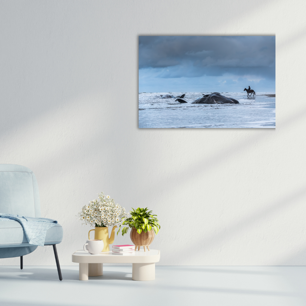 Pottwalstrandung 5.0 (Leinwandprint 60x90cm)