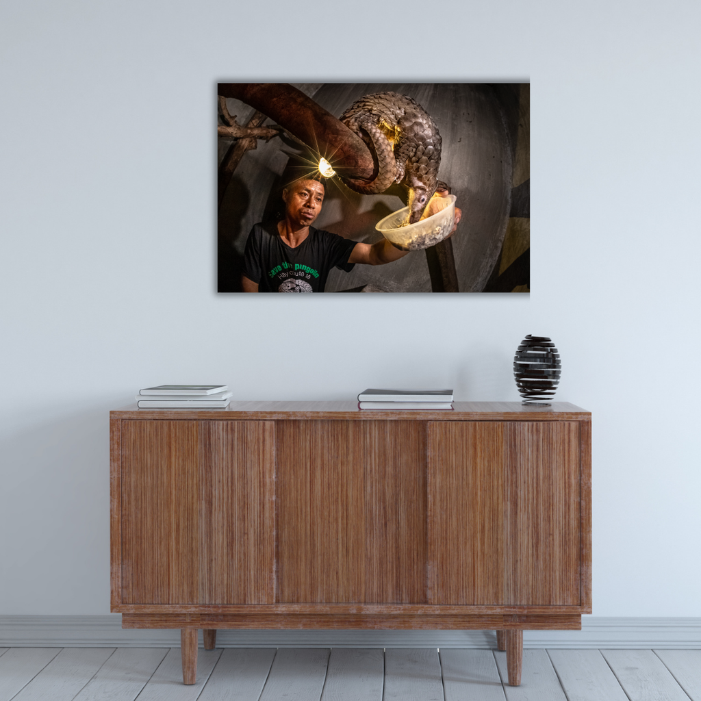 Wildtierhandel 4.0 (Leinwandprint 60x90cm)