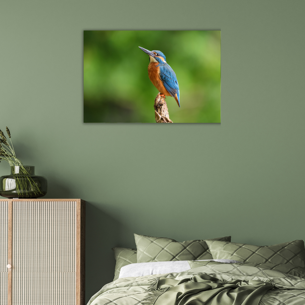 Eisvogel (Leinwandprint 60x90cm)