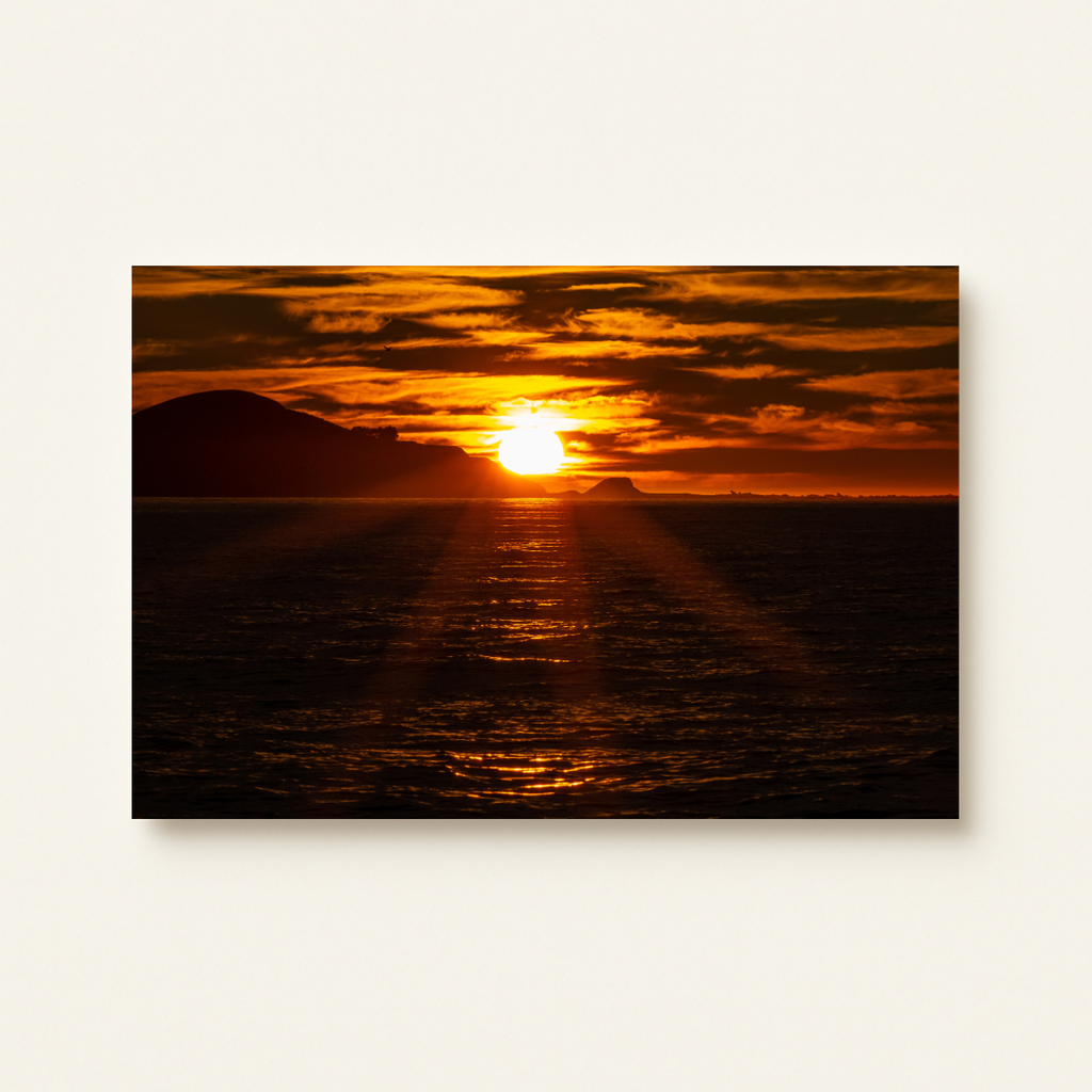 Sonnenaufgang Neuseeland (Leinwandprint 60x90cm)
