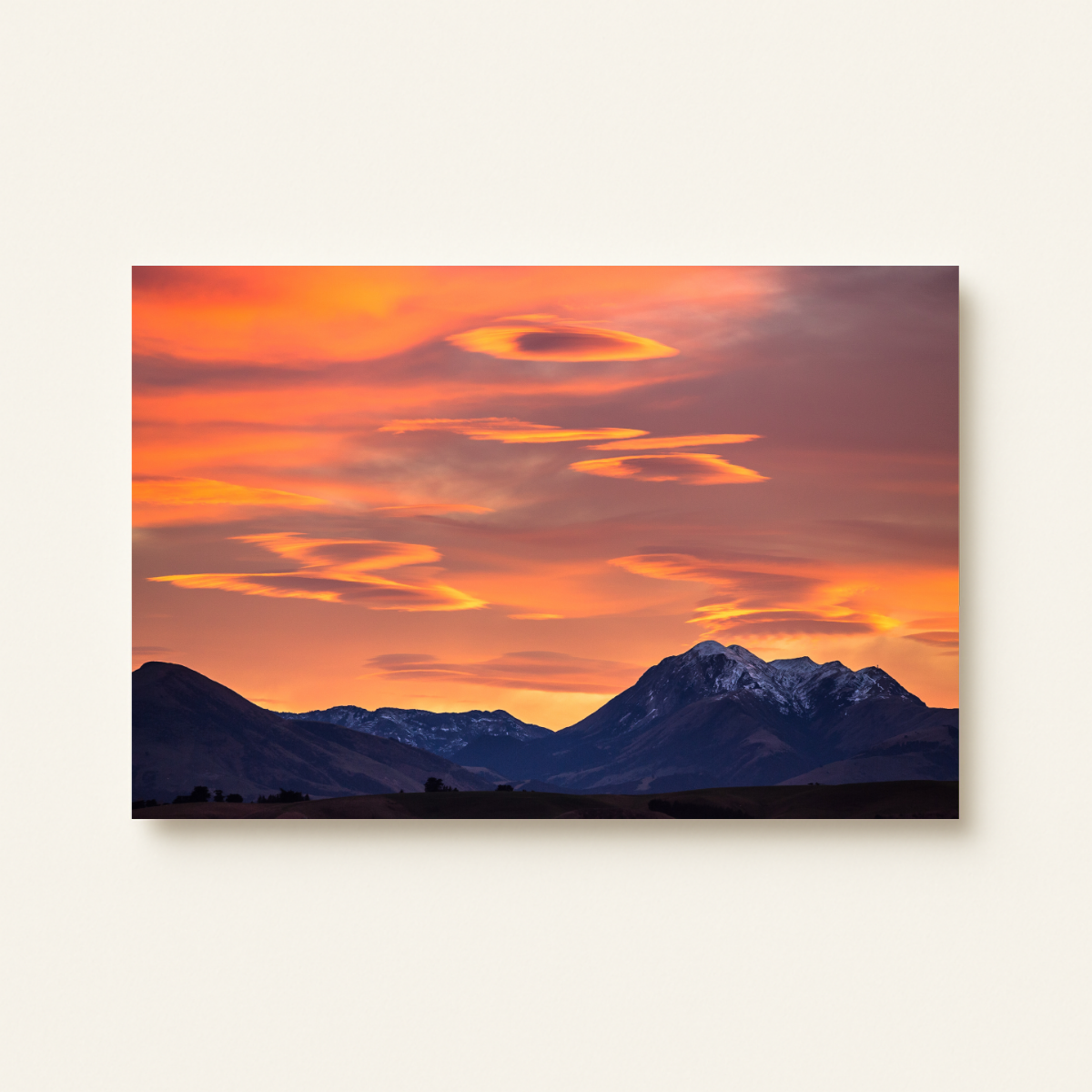 Sonnenuntergang (Leinwandprint 60x90cm)