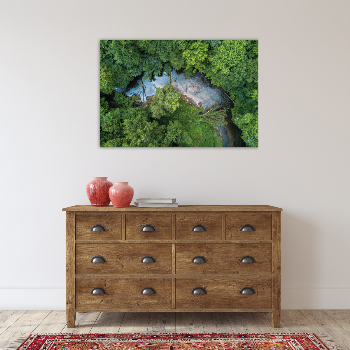 Flusslauf (Leinwandprint 60x90cm)
