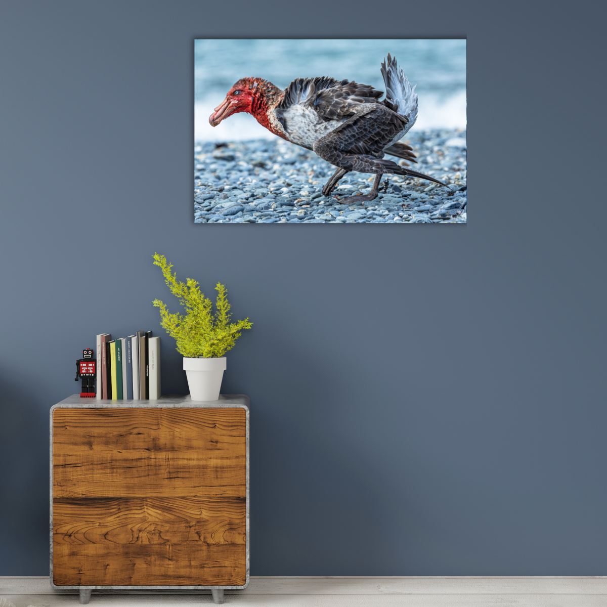 Riesensturmvogel (Leinwandprint 60x90cm)