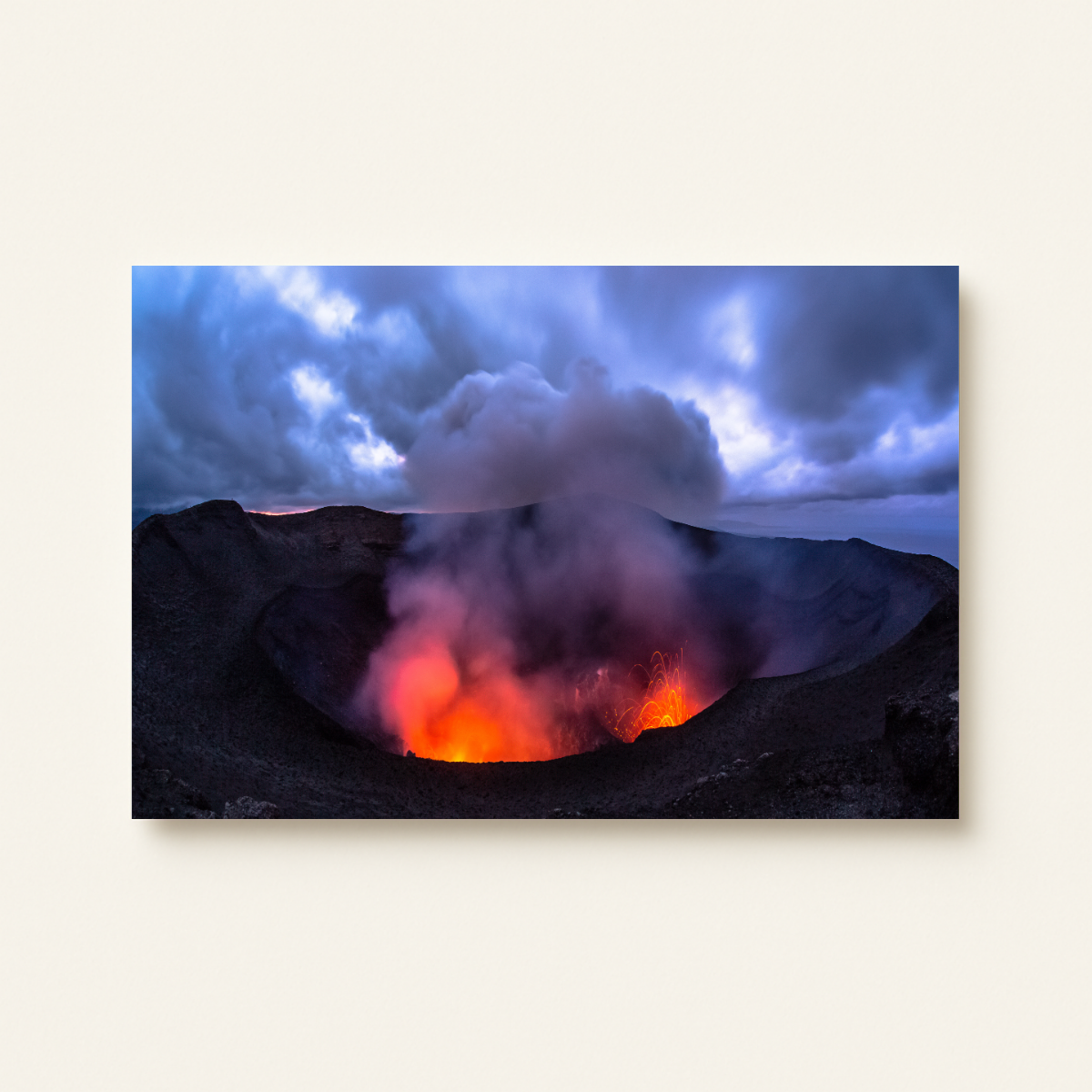 Vulkan (Leinwandprint 60x90cm)