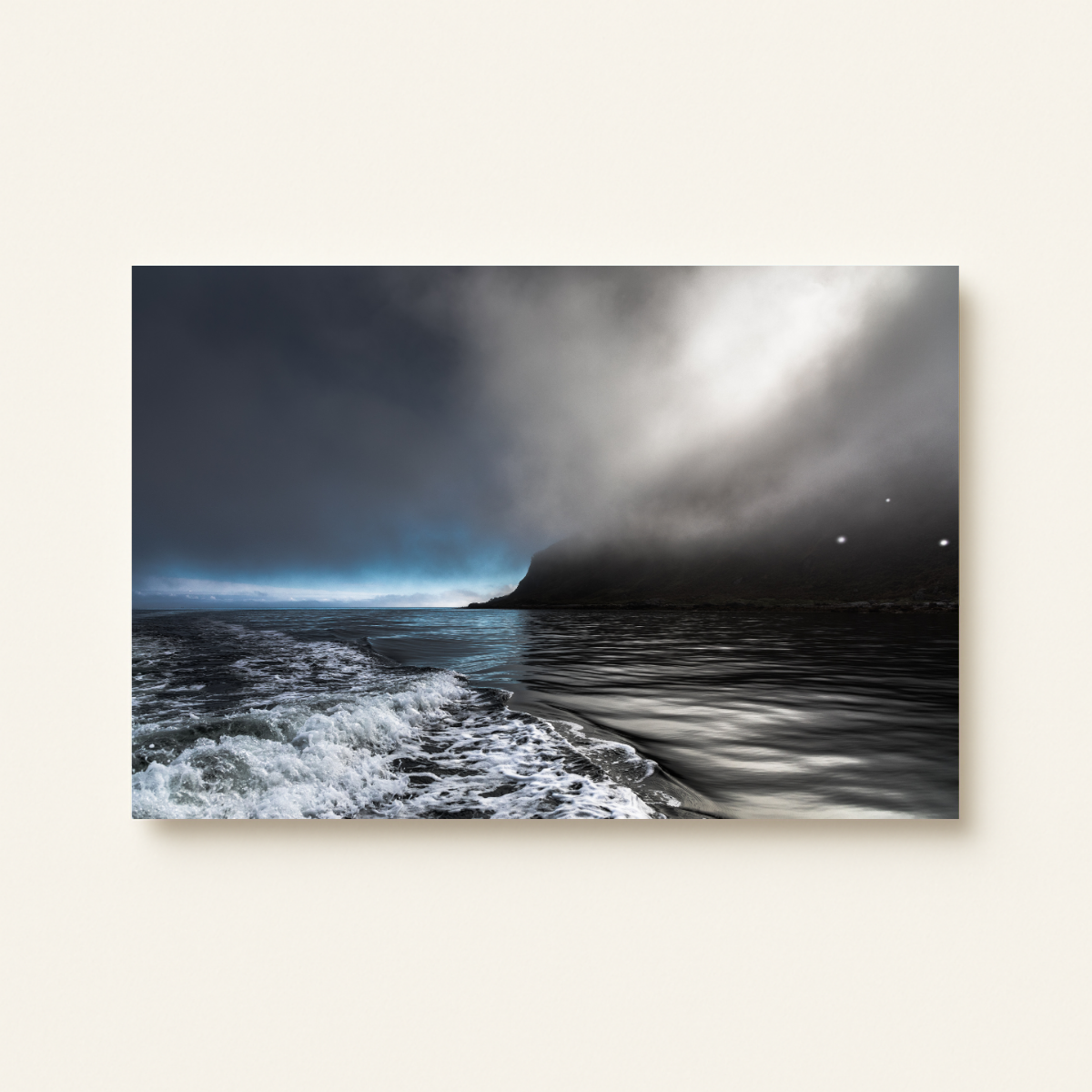 Welle in Schottland (Leinwandprint 60x90cm)