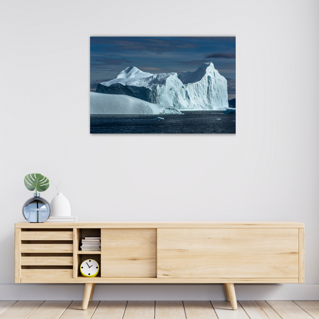 Eisberge in Grönland (Leinwandprint 60x90cm)