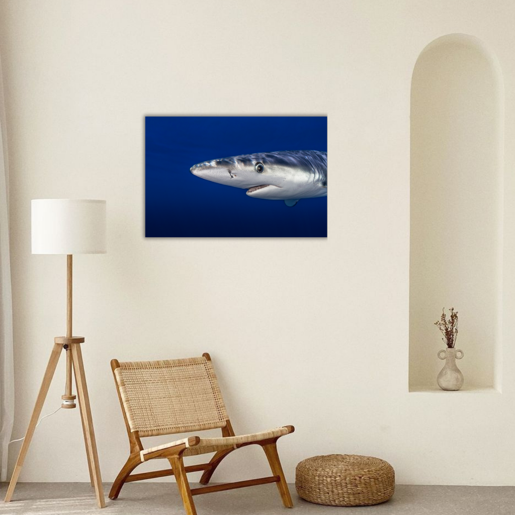 Blauhai 9.0 (Leinwandprint 60x90cm)
