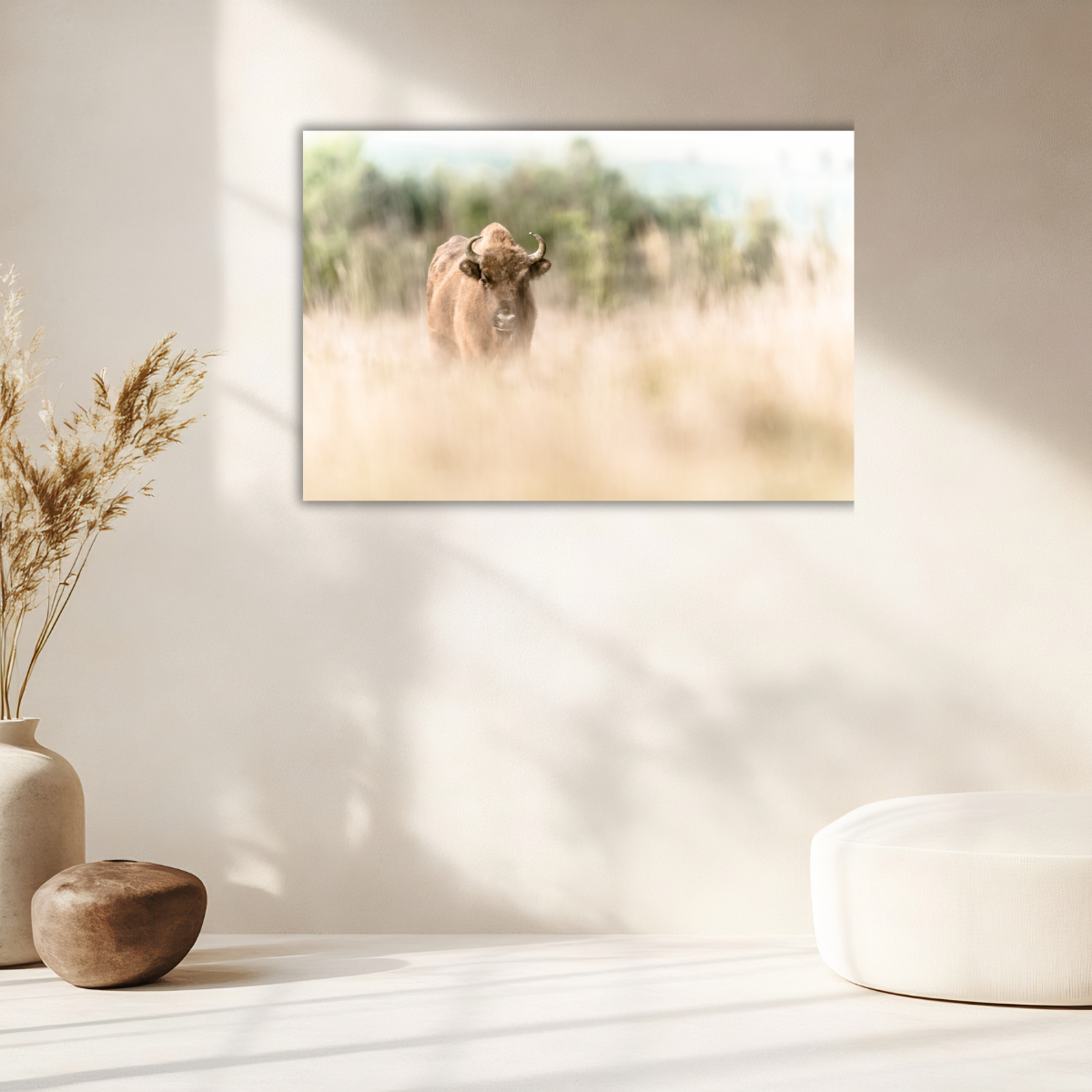 Wisent (Leinwandprint 60x90cm)