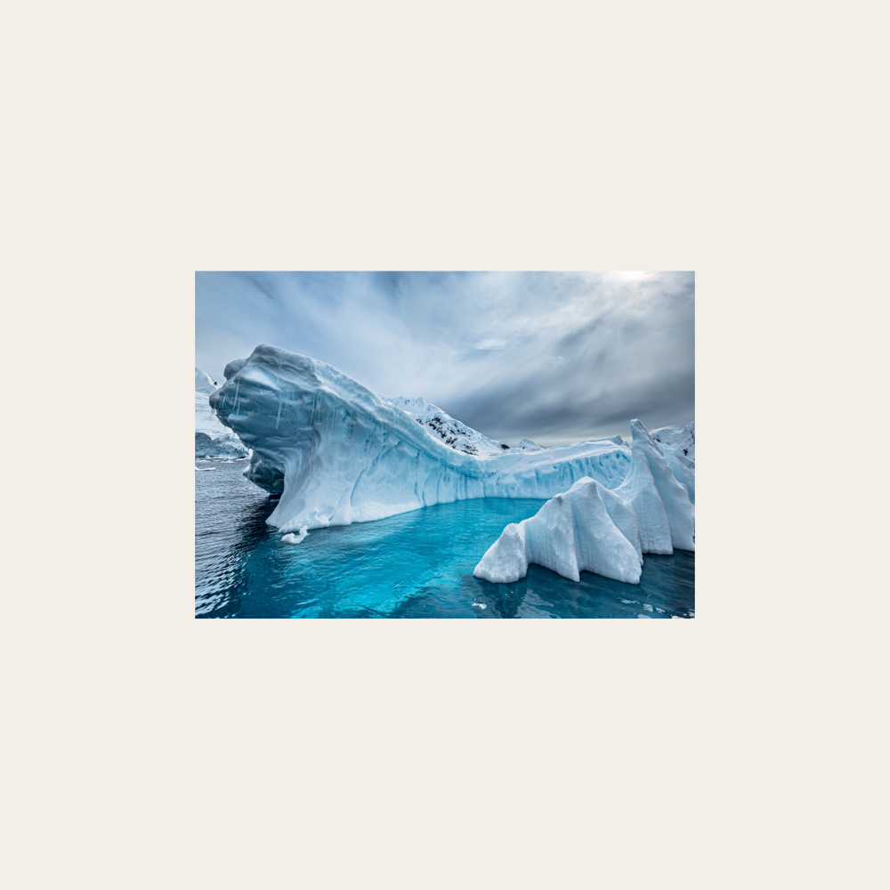 Eisberge (Leinwandprint 60x90cm)