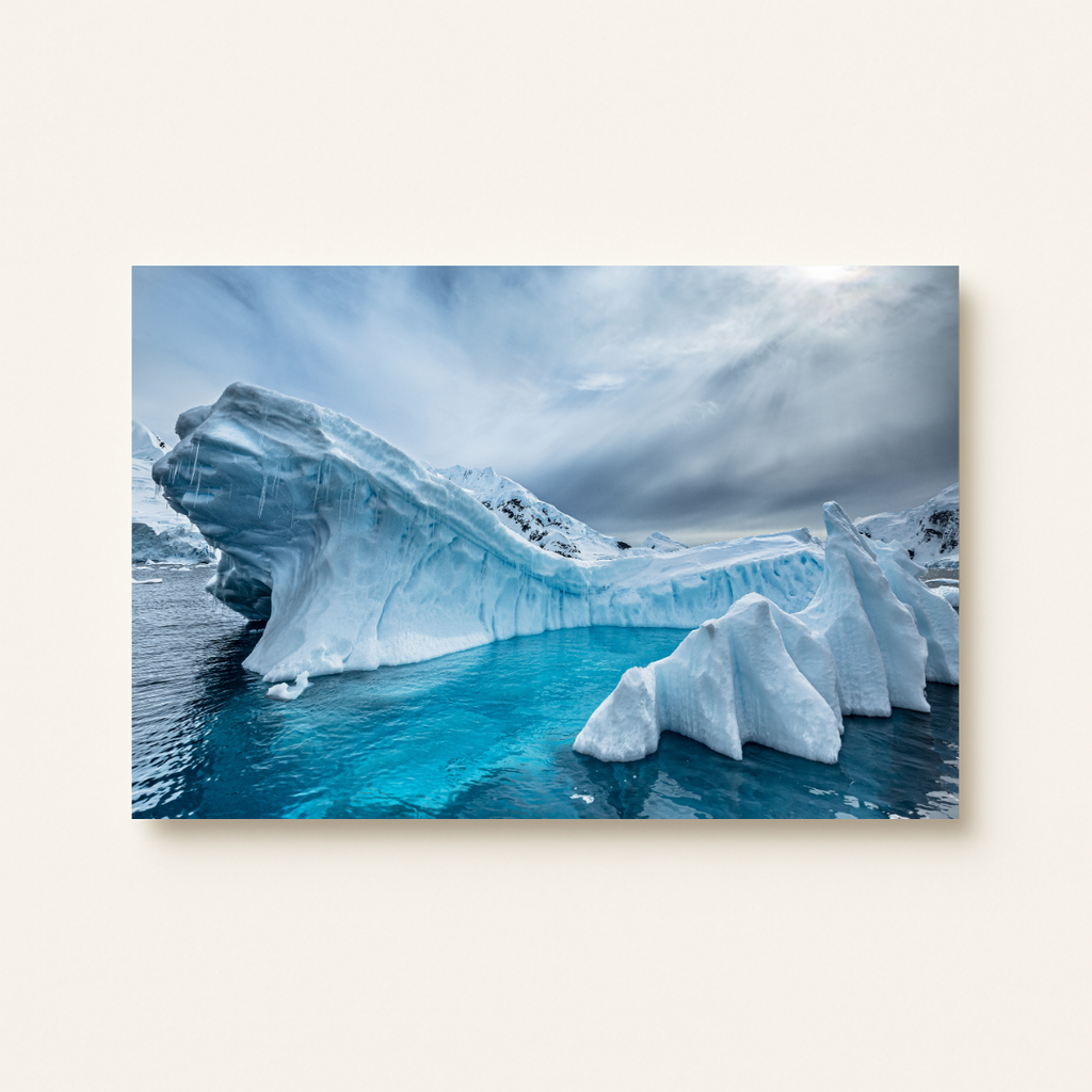 Eisberge (Leinwandprint 60x90cm)