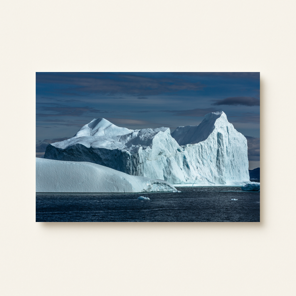 Eisberge in Grönland (Leinwandprint 60x90cm)