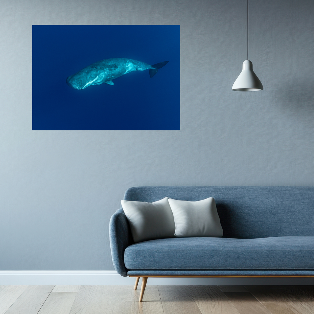 Pottwal (Leinwandprint 60x90cm)
