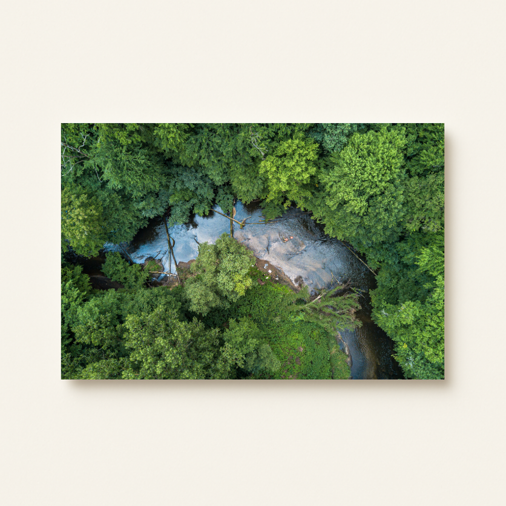 Flusslauf (Leinwandprint 60x90cm)