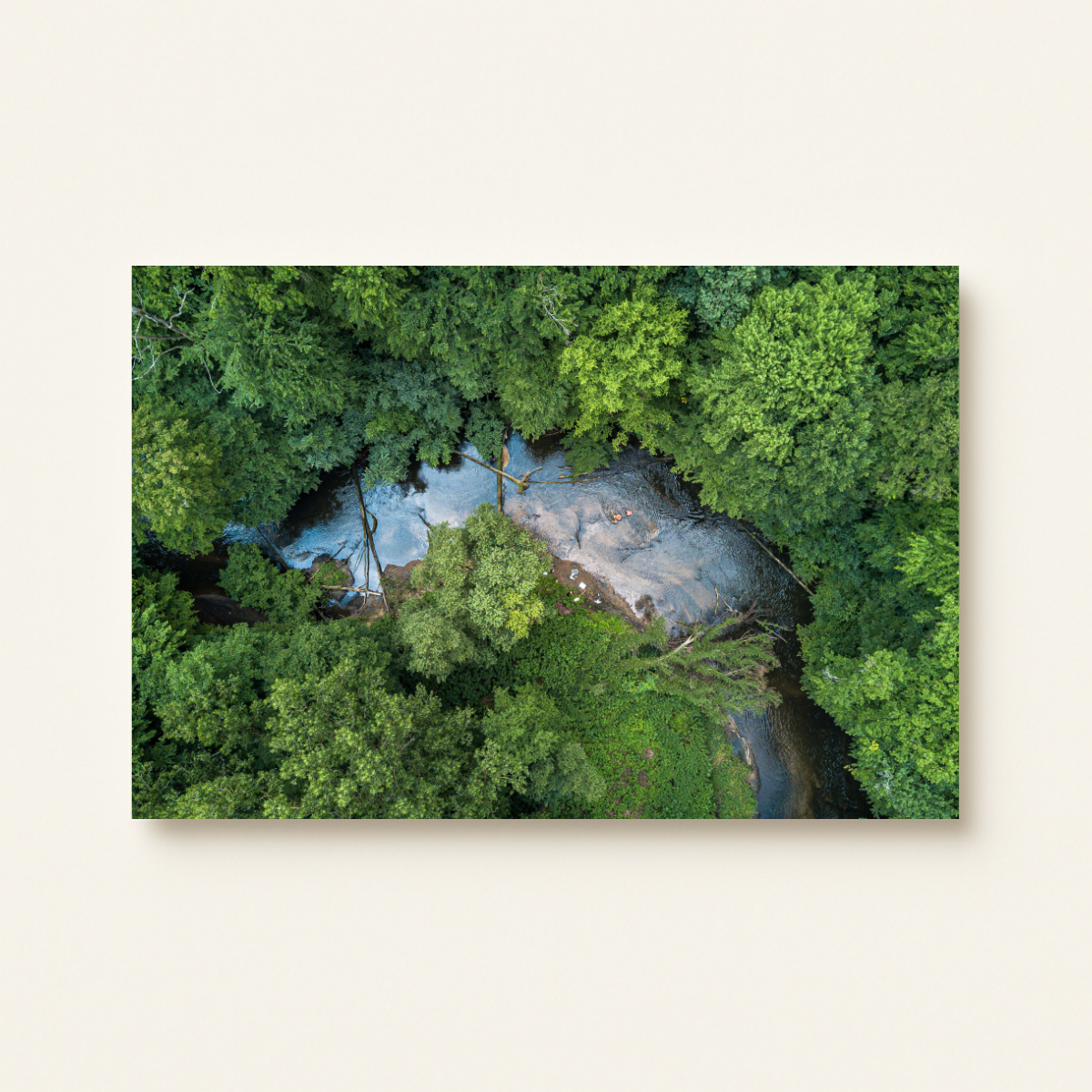 Flusslauf (Leinwandprint 60x90cm)