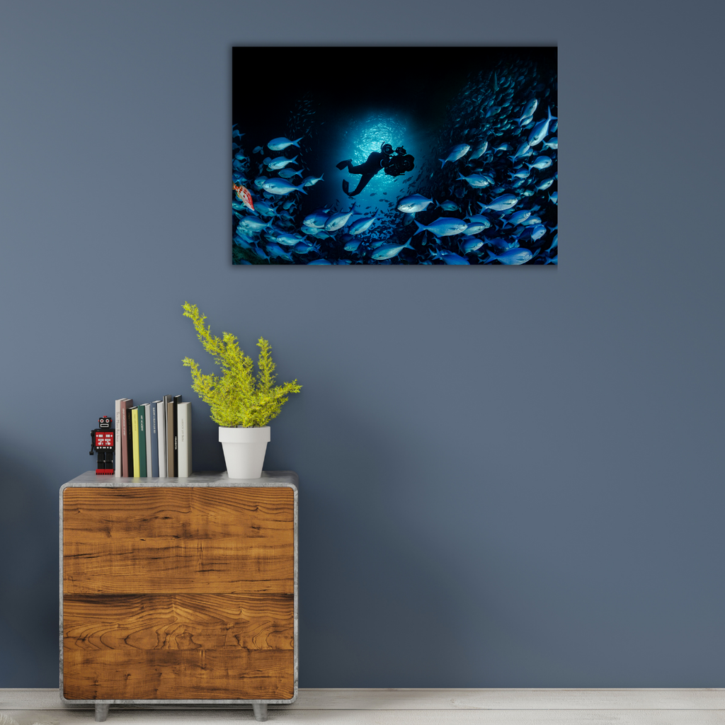 Freediver (Leinwandprint 60x90cm)