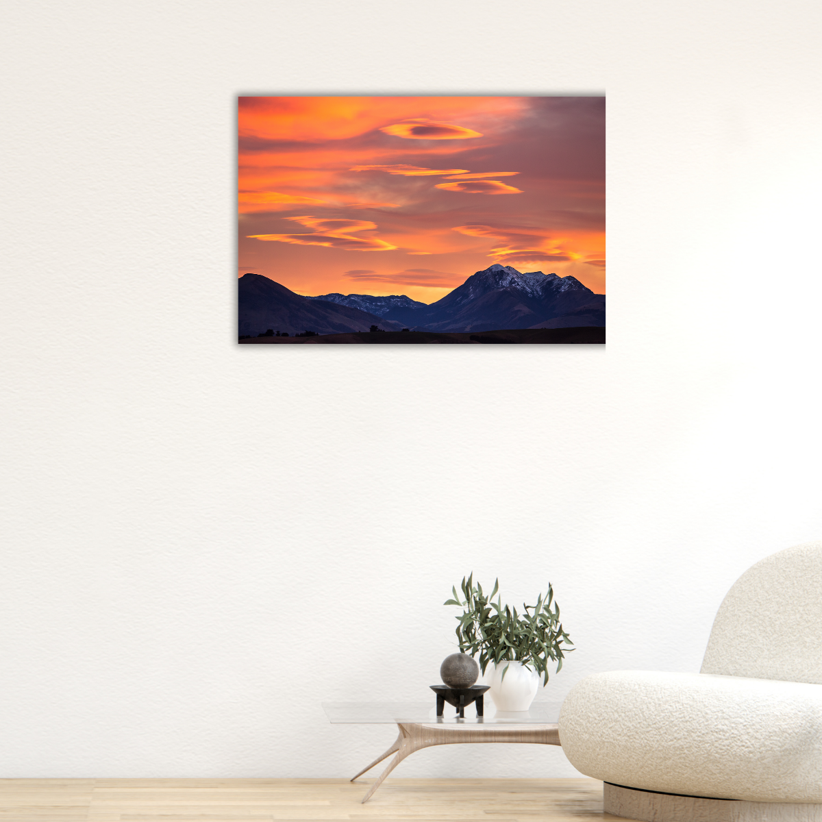 Sonnenuntergang (Leinwandprint 60x90cm)