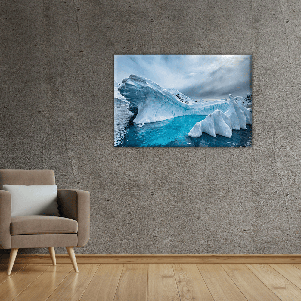 Eisberge (Leinwandprint 60x90cm)