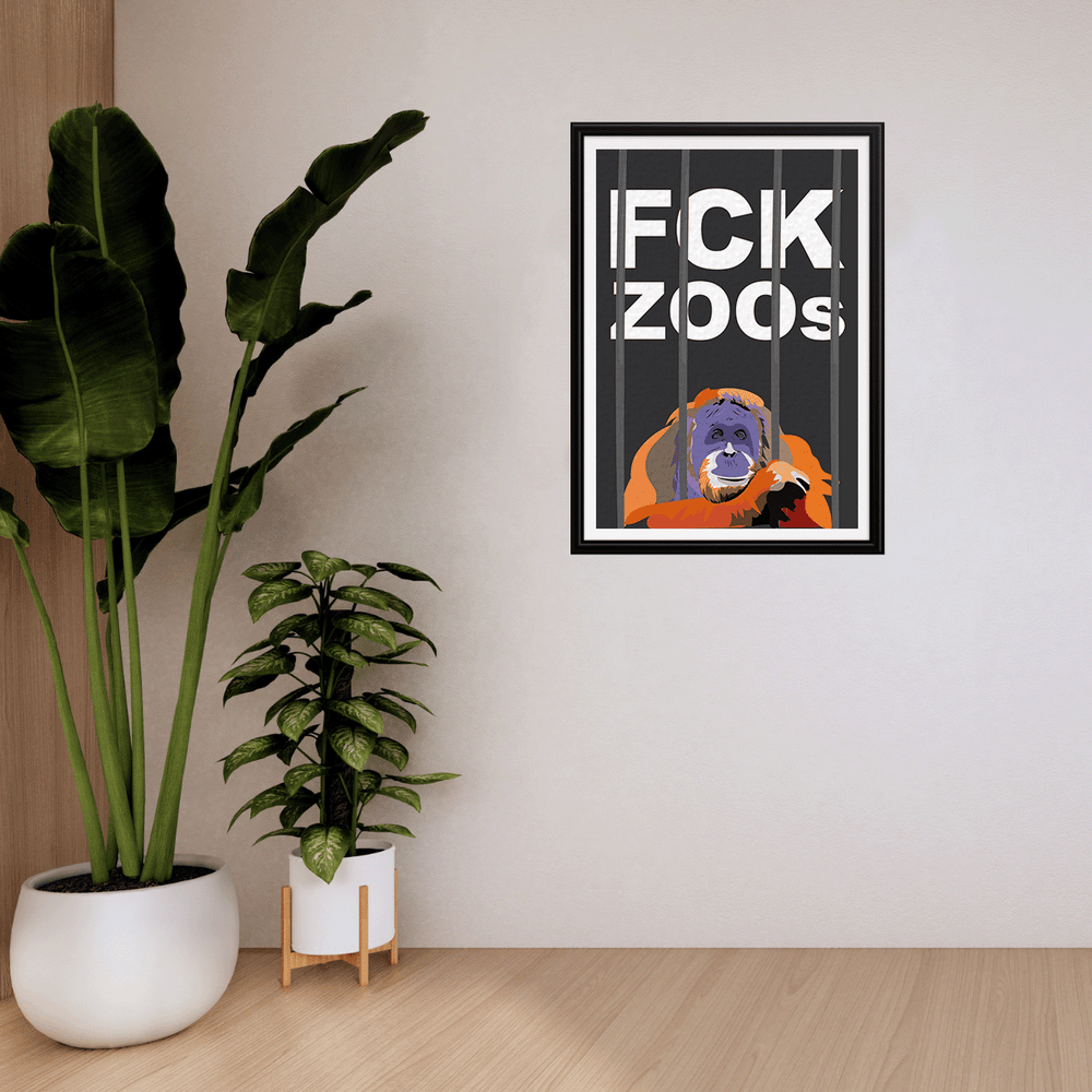 FCK ZOOs (Fine Art Print 45x30cm)