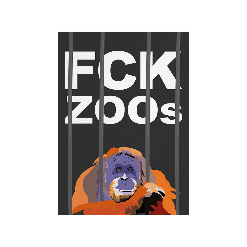 FCK ZOOs (Fine Art Print 45x30cm)