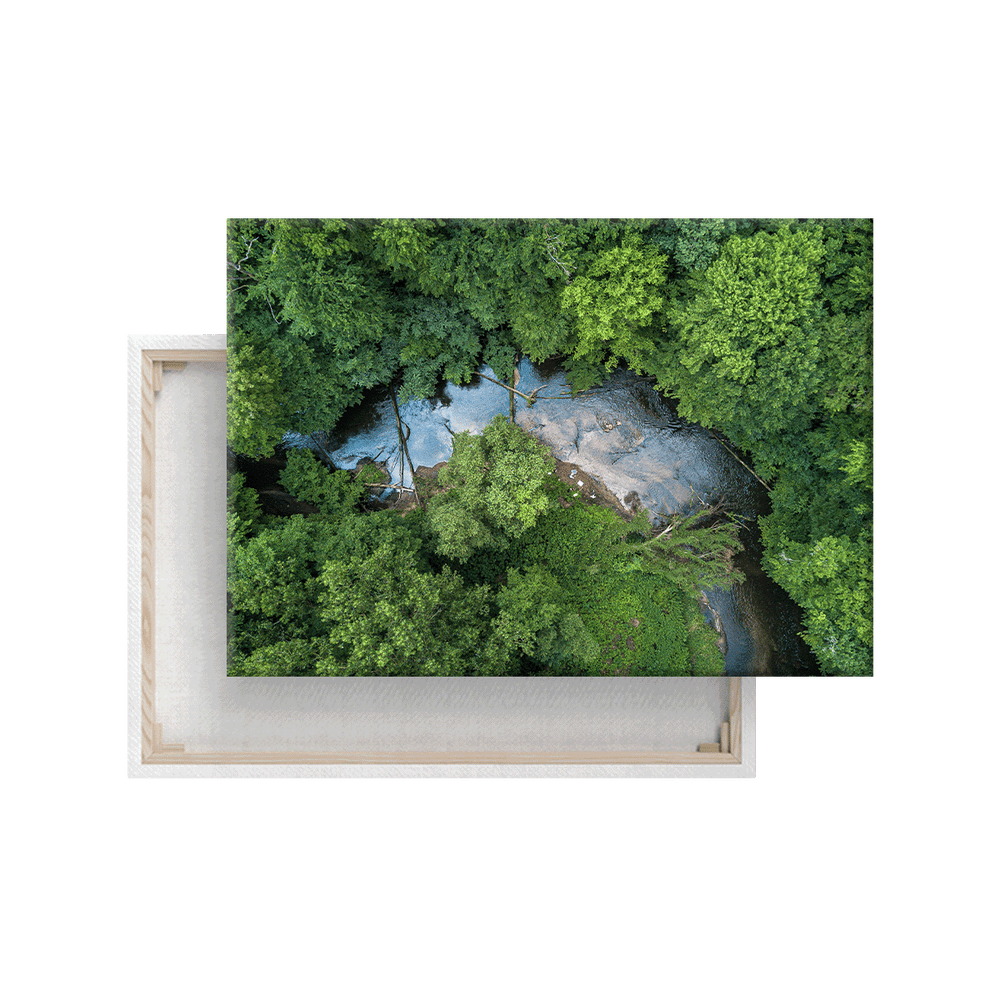 Flusslauf (Leinwandprint 60x90cm)