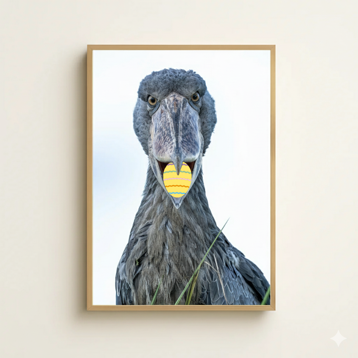 Schuhschnabel Porträt (Fine Art Print 45x30cm)