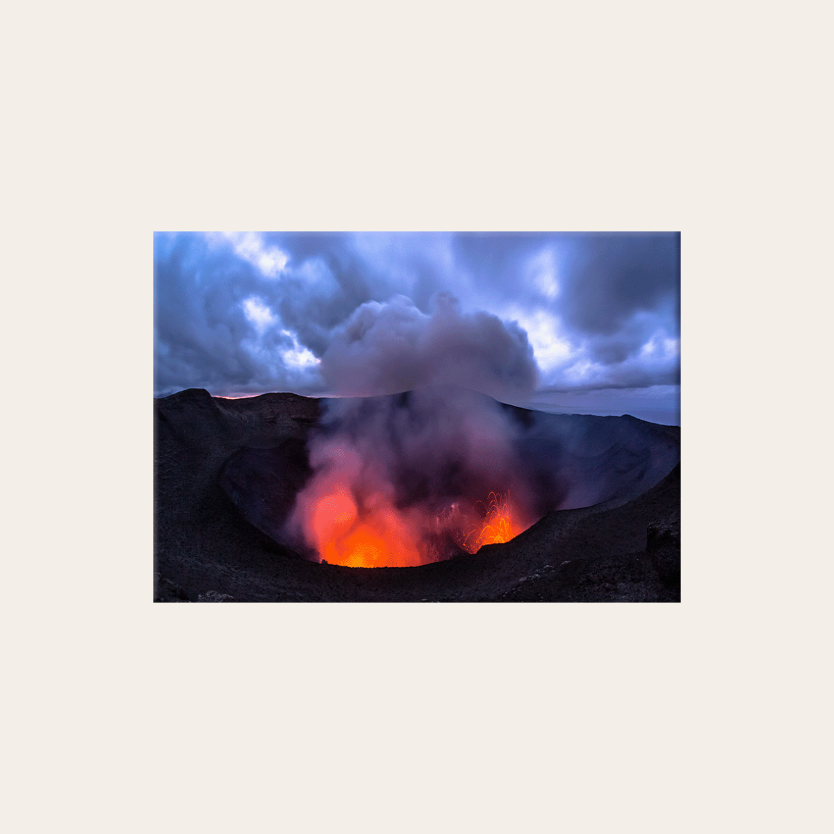 Vulkan (Leinwandprint 60x90cm)