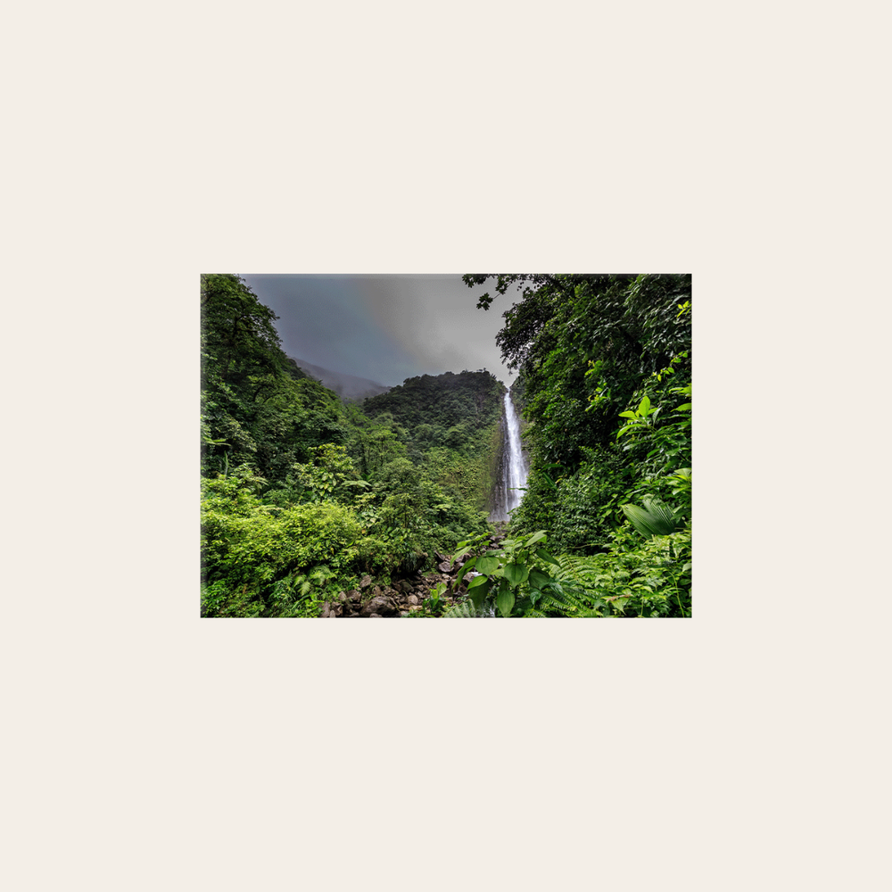 Wasserfall in der Karibik (Leinwandprint 60x90cm)