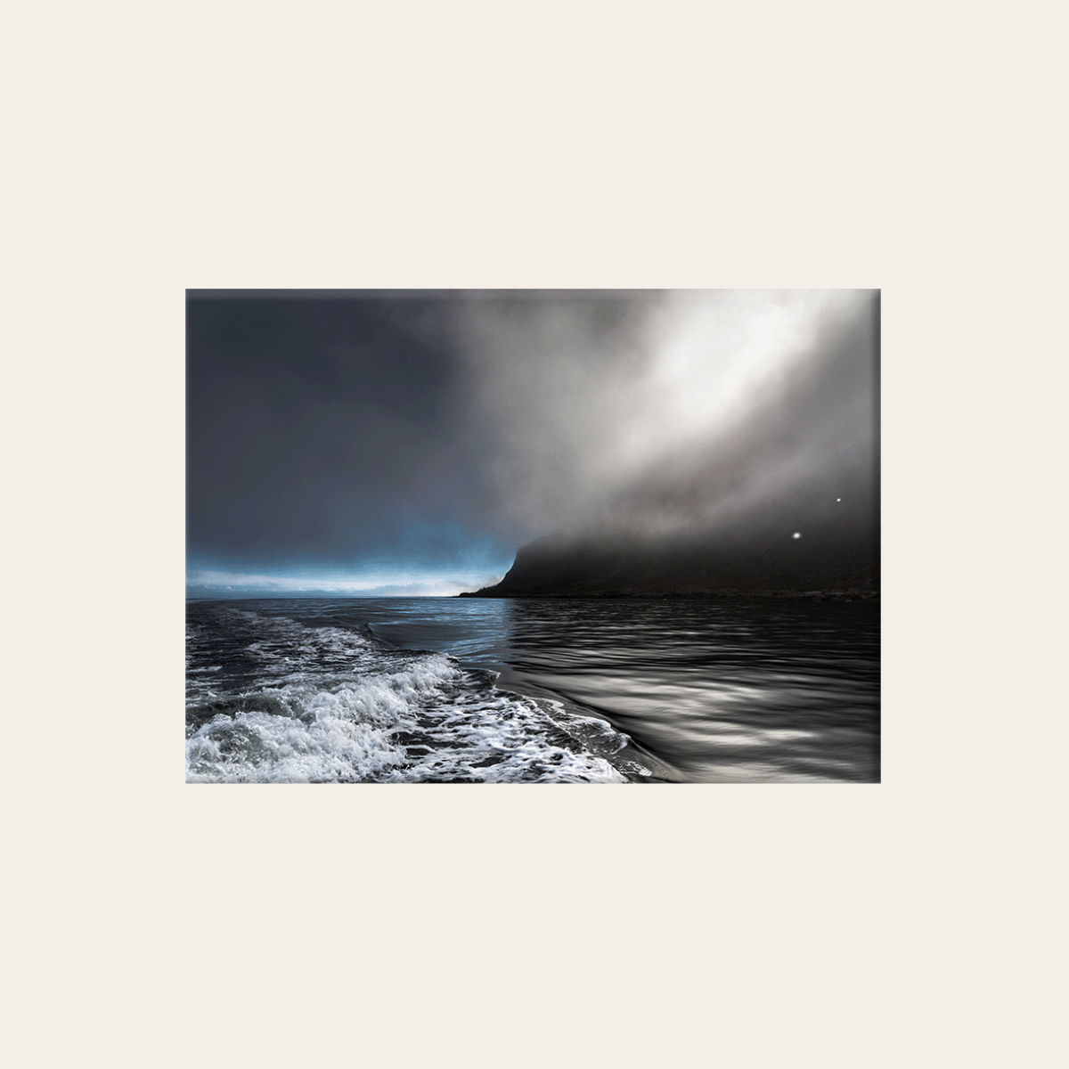 Welle in Schottland (Leinwandprint 60x90cm)